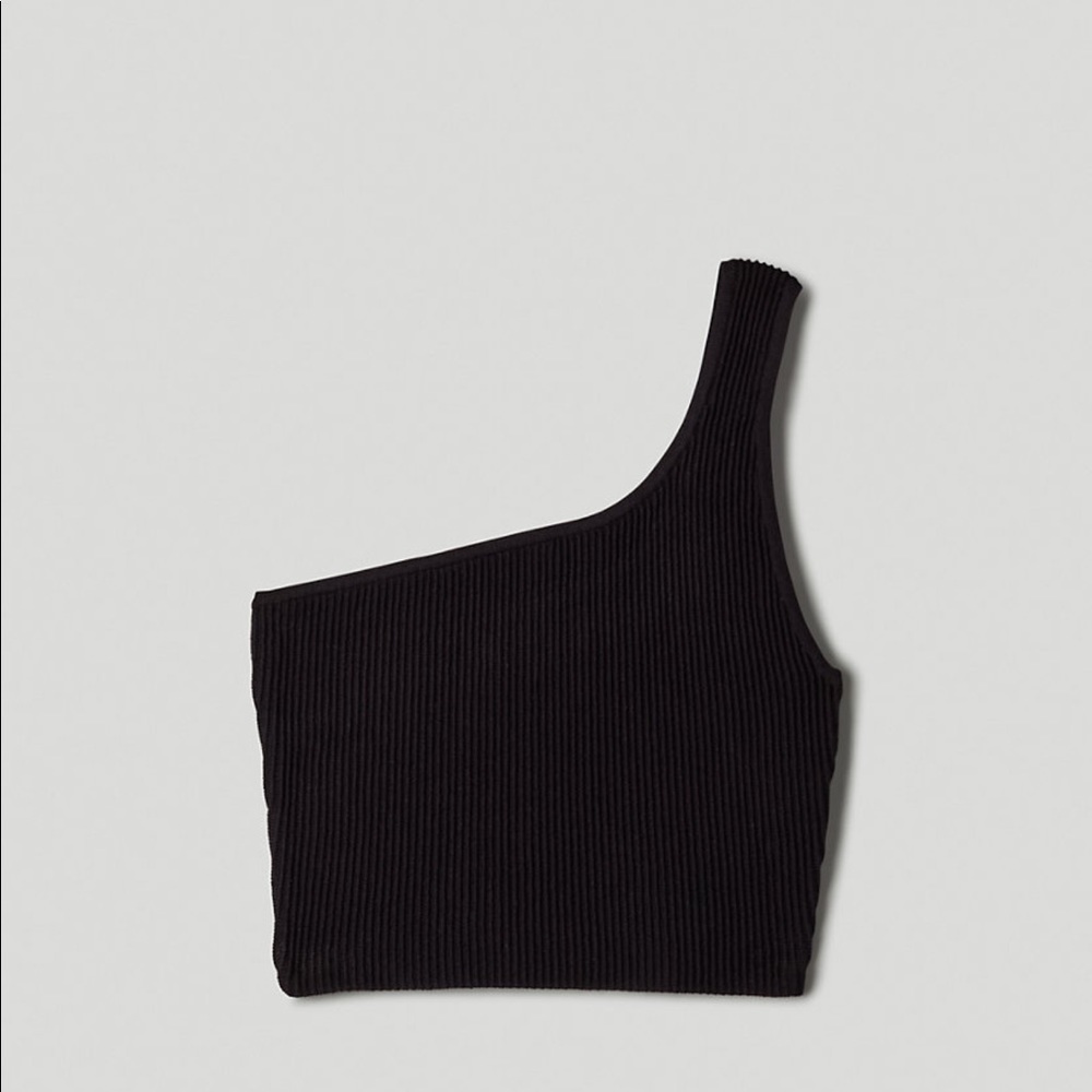 Babaton one shoulder tank top